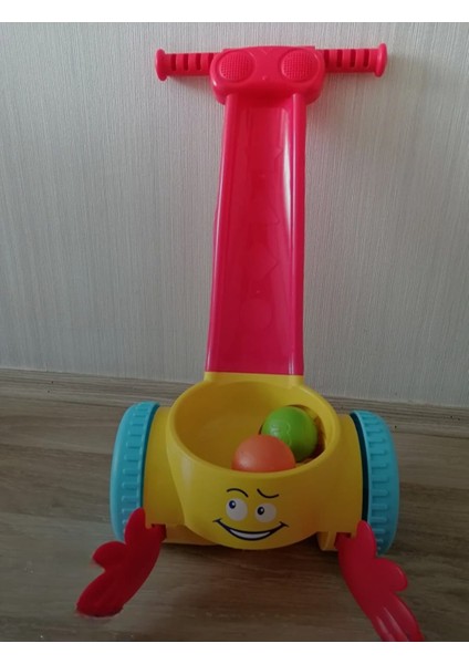 Müzikli Top Toplama Oyuncağı – Yürüme Yardımcı Bebek Aktivite Aracı, Renkli Toplu, 12+ Ay fiyatları