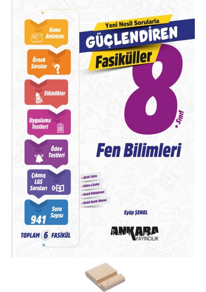 Lgs 8. Sınıf Güçlendiren Fen Bilimleri Fasiküller ve Telefon Tutucu