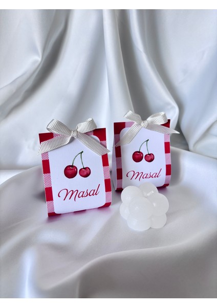 Çantalı Mini Bubble Mum 10 Adet Hediyelik