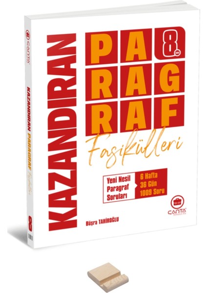 Çanta Yayıncılık Lgs 8. Sınıf Kazandıran Paragraf Fasikülleri + Deneme ve Telefon Tutucu