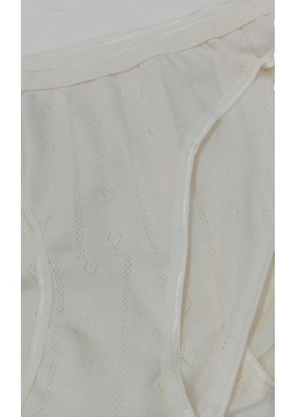 Kadın Jakarlı Bato Külot 6'lı Paket-Ekru indirimleri