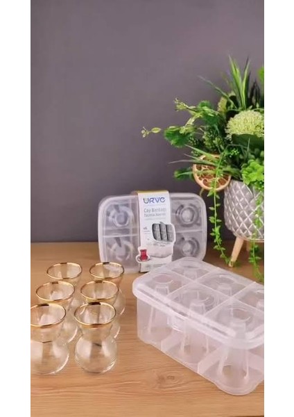 Çay Bardağı Taşıma Kutusu