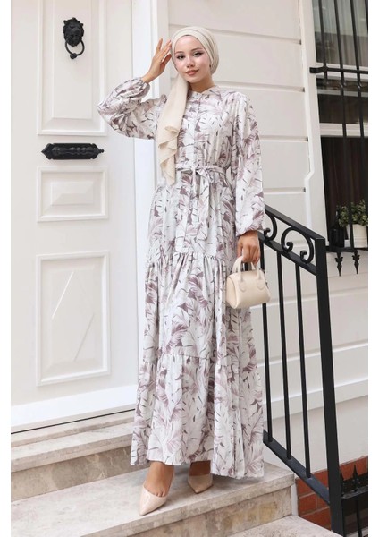 Desenli Tesettür Elbise fırsatları