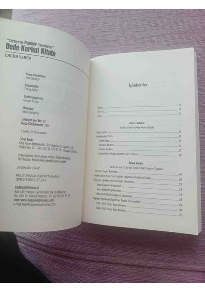 Turkıyede Populer Yayinlarda Dede Korkut Kitabi Ergun Veren 2018 Yili 1,baski 200 Sayfa Cok Temiz Kondisyonda fırsatları