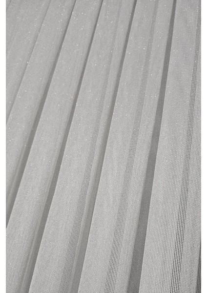 Velara Pırıltılı Tül Perde – Modern Salon, Kırık Beyaz, Ultra Dökümlü 1x3 Sık Pile fiyatları