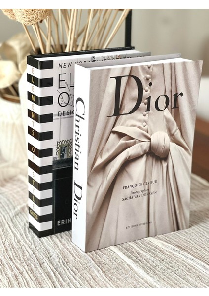 Dekoratif Kitap Kutu 2'li Set (D/el) modelleri