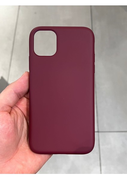 İPHONE 11 Uyumlu Darbe Emici İçi Kadife Lansman Silikon Kılıf