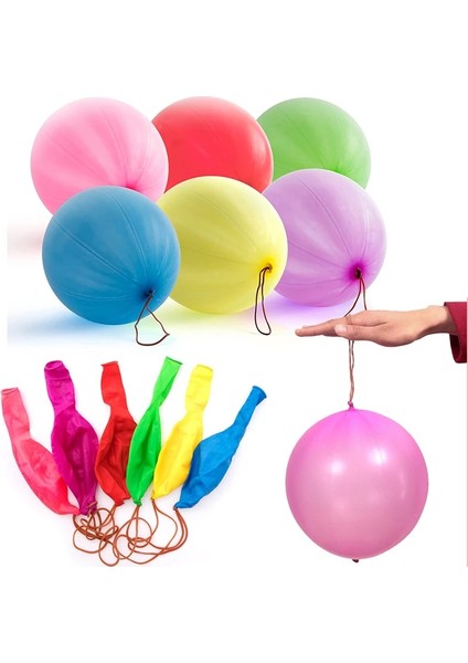 50 Adet Vıp Italyan Malı Rgb Punch Balloon Yüksek Kalite Lastikli Balon 45 cm Balon Baskılı Balon