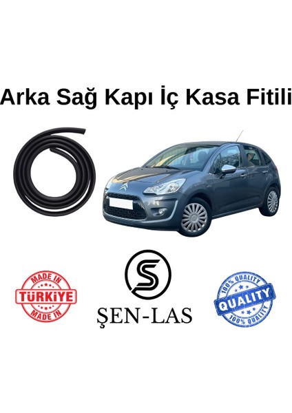 Citroen C3 (2.nesil) Şen-Las Sağ Arka Kapı Fitili ŞL16303