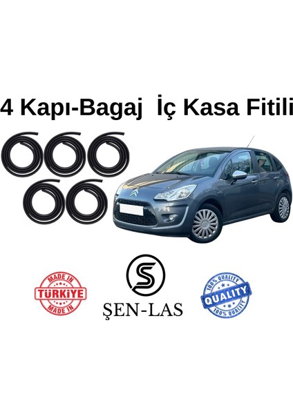 Citroen C3 (2.nesil) Şen-Las 4 Kapı + Bagaj Fitili ŞL16311