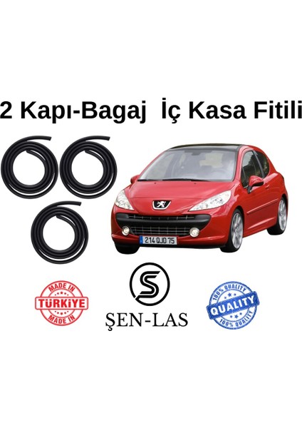 Peugeot 207 Tek Kapı Şen-Las 2 Kapı + Bagaj Fitili ŞL14505