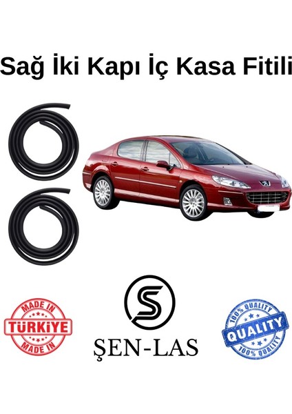 Peugeot 407 Şen-Las Sağ Ön ve Arka Fitili ŞL15809