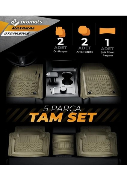 Hyundai Terracan 4d Havuzlu Paspas Bej Kutulu fırsatları