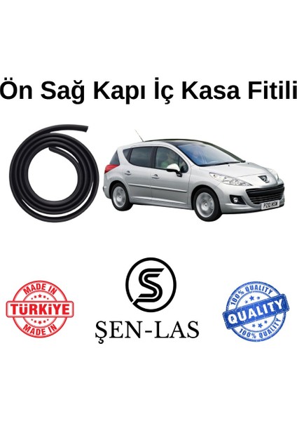 Peugeot 207+ Station Wagon Şen-Las Sağ Ön Kapı Fitili ŞL14801