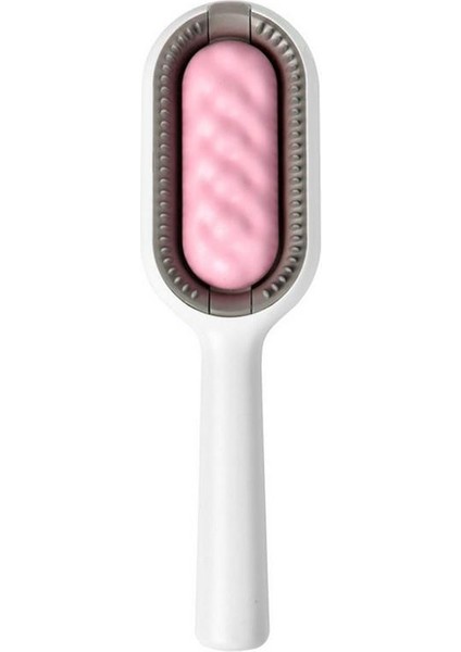 Süslüpati Kedi Köpek Tüy Alma Toplama Tarağı Sıcak Su Torbalı Pembe