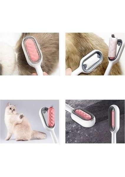 Süslüpati Kedi Köpek Tüy Alma Toplama Tarağı Sıcak Su Torbalı Pembe fırsatları