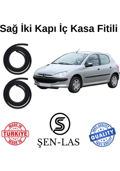 Peugeot 206 Şen-Las Sağ Ön ve Arka Fitili ŞL14009