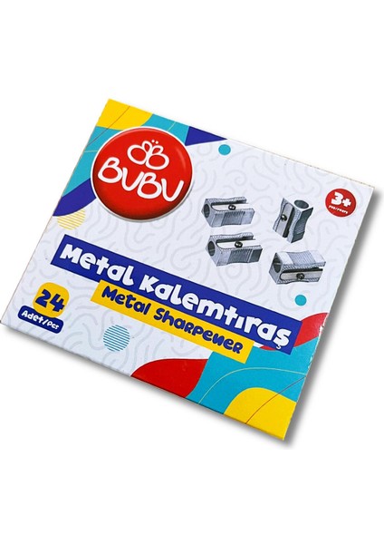 Metal Kalemtıraş (BUBU-KT0014) 24 Adet
