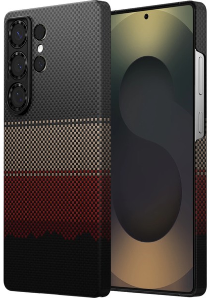 Galaxy S25 Ultra Uyumlu Kevlar Magsafe Telefon Kılıfı – Premium Darbe Emici, Şık ve Dayanıklı Kapak