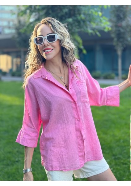 Fakir Kol Keten Gömlek