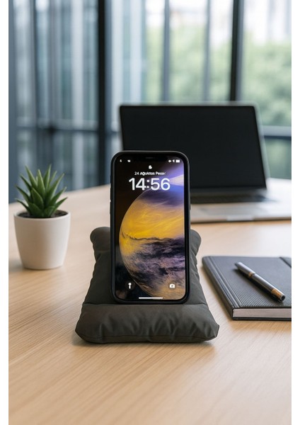 Yastık Görünümlü Telefon Standı Masaüstü Telefon Standı Dekoratif Telefon Standı