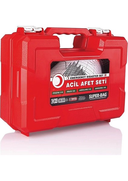 Acil Afet Deprem Seti – Ilk Yardım ve Acil Durum Çantası | Ev, Araç, Ofis Için Acil Yardım Kiti