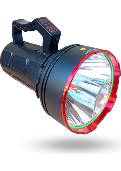 Büro Ev Ofis Iş Güvenliği Için Şarjlı 40W 4000LM Şarjlı El Feneri Projektör