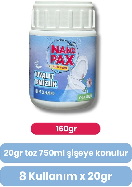 Tuvalet & Klozet Temizlik Tozu Ekonomik Bebek Boy 160GR fiyatları