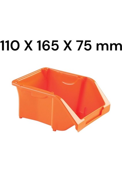 Avo-7 Küçük Boy Düzenleme Kutusu Turuncu 110X165X75 mm
