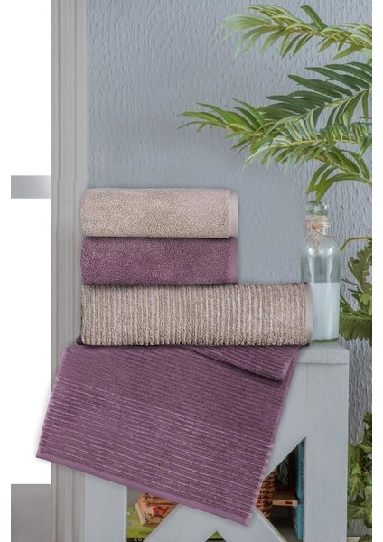 Jakarlı 4´lü 50 x 90 El Havlusu Lisa V2 fiyatları