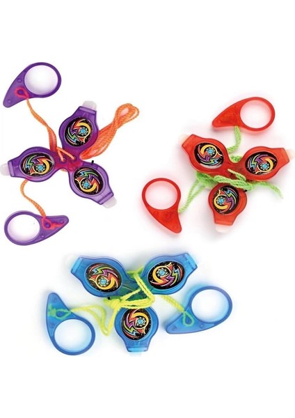 3 Adet Vıp Renkli LED Işıklı Fırfır Kırmızı Fırfır Mavi Fırfır Mor Fırfır Yeni Nesil Işıklı Oyuncak modelleri