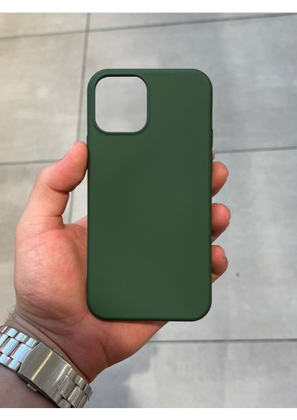 Apple iPhone 12 ve 12 Pro Uyumlu Darbe Emici İçi Kadife Lansman Silikon Kılıf