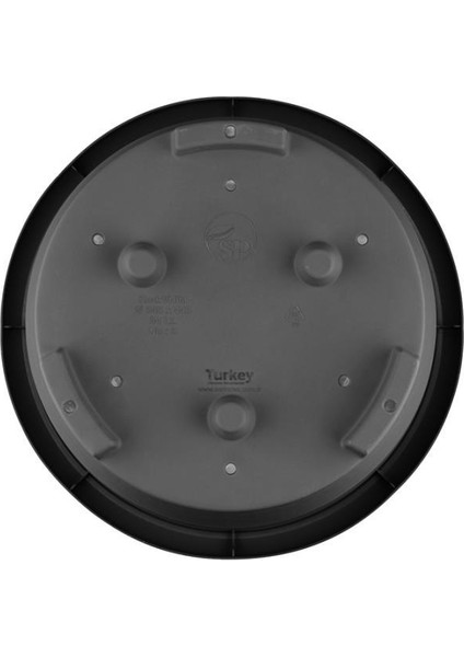 So-Vhs3 Dekoratif Vaha Saksı Iç ve Dış Mekan 3.9 Lt Antrasit 6 Adet modelleri
