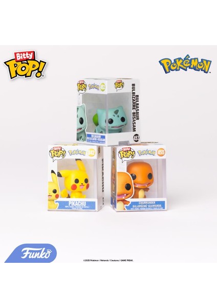 Bitty Pop: Pokemon- Pikachu 4'lü Paket modelleri