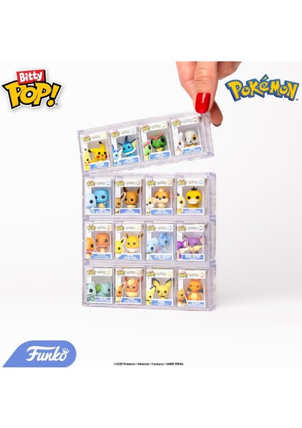 Bitty Pop: Pokemon- Pikachu 4'lü Paket fırsatları