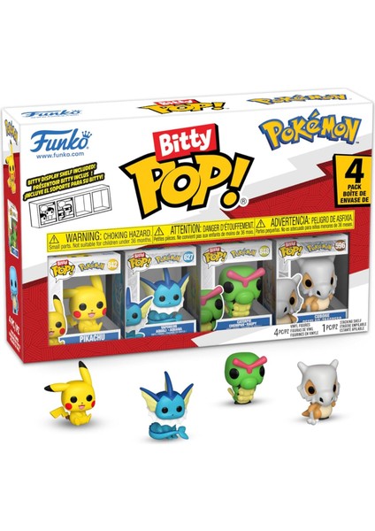 Bitty Pop: Pokemon- Pikachu 4'lü Paket