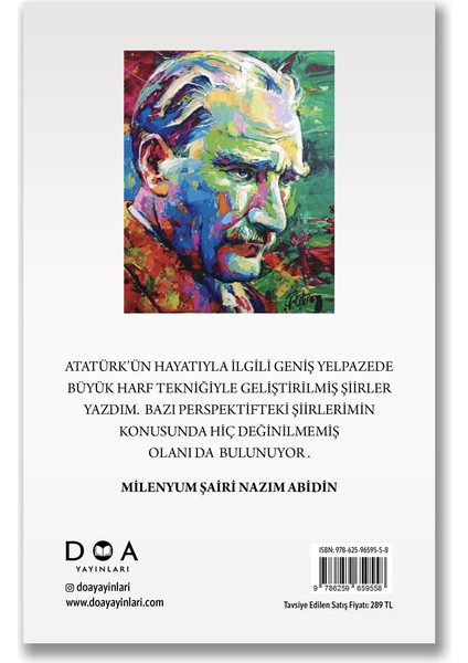 Atatürk Posteri - Milenyum Şairi Nazım Abidin modelleri