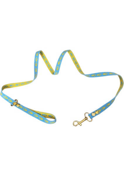 Köpek gezdirme tasması küçük ırk pati figürlü kolon uzunluk:120cm genişlik:1,5cm kalınlık:3mm dog leash B3-2