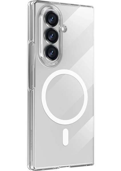Galaxy Z Fold 7 Uyumlu Kristal Slim Magsafe Telefon Kılıfı – Şeffaf, Ince, Premium Dayanıklı Koruma Kapak