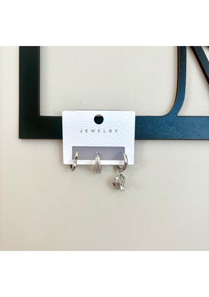 Gümüş Renk Zarif Halka Küpe – Minimal ve Şık Tasarım fiyatları