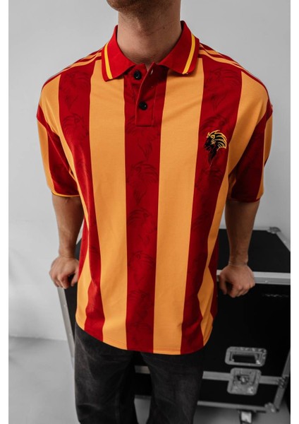 Galatasaray Aslan Baskılı Oversize Erkek T-Shirt fırsatları