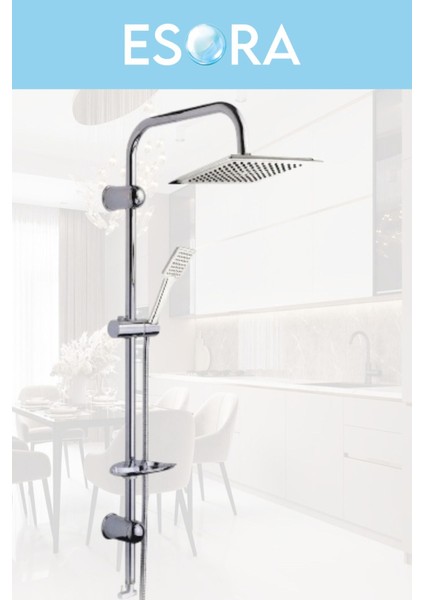 Dubai Robot Duş Sistemi, Baston Lavabo & Mutfak ve Banyo Bataryası Set (Arıtma Musluğu Hediye) fiyatları