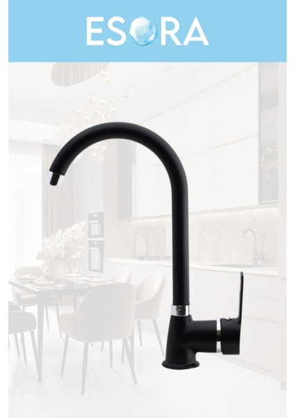 Siyah Robot Tepe Yağmurlama Delta Banyo-Mutfak-Lavabo Bataryası Musluğu Çeşmesi 4' Lü Set Paslanmaz fırsatları