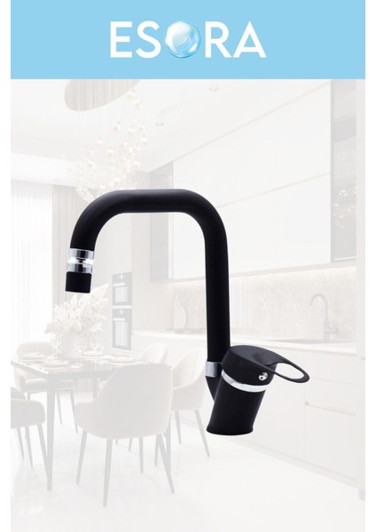 Siyah Robot Duş Seti , Siyah Köşe Borulu Eviye , Lavabo , Banyo Bataryası 4’lü Set fırsatları