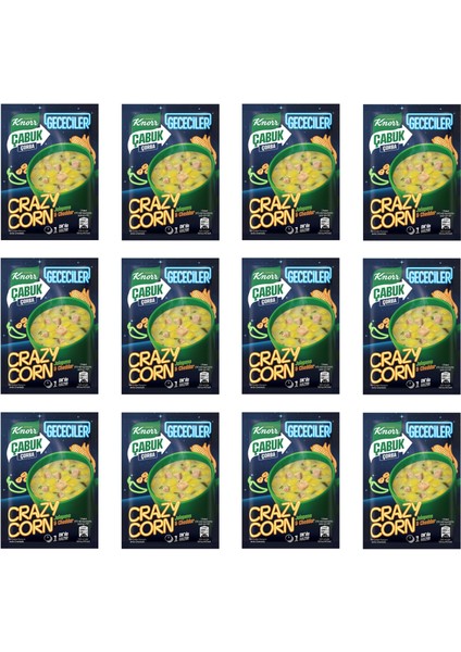 Çabuk Çorba Crazy Corn 18 gr x 12 Adet fiyatları