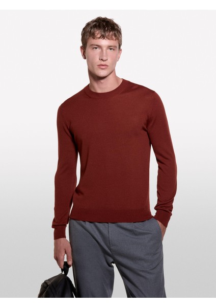 Sisley Yün Karışımlı Bisiklet Yaka Kazak Erkek 1m6 Kazak - 324A11BAS100Y modelleri