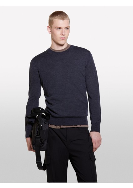 Sisley Yün Karışımlı Bisiklet Yaka Kazak Erkek 508 Kazak - 324A11BAS100Y indirimleri