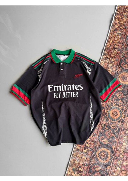 Arsenal Fly Better Taraftar Oversize Erkek T- Shirt