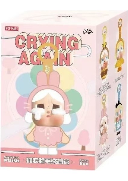Crybaby Crying Again Series-Vinyl Face Plush Blind Box - Çanta Charm - Peluş Anahtarlık