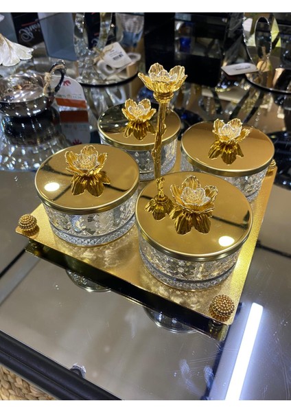 4 Lü Kapaklı Şekerlik fiyatları